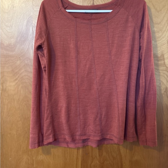Prana Tops - Prana Women's Long-Sleeve Crewneck Top in Rust
